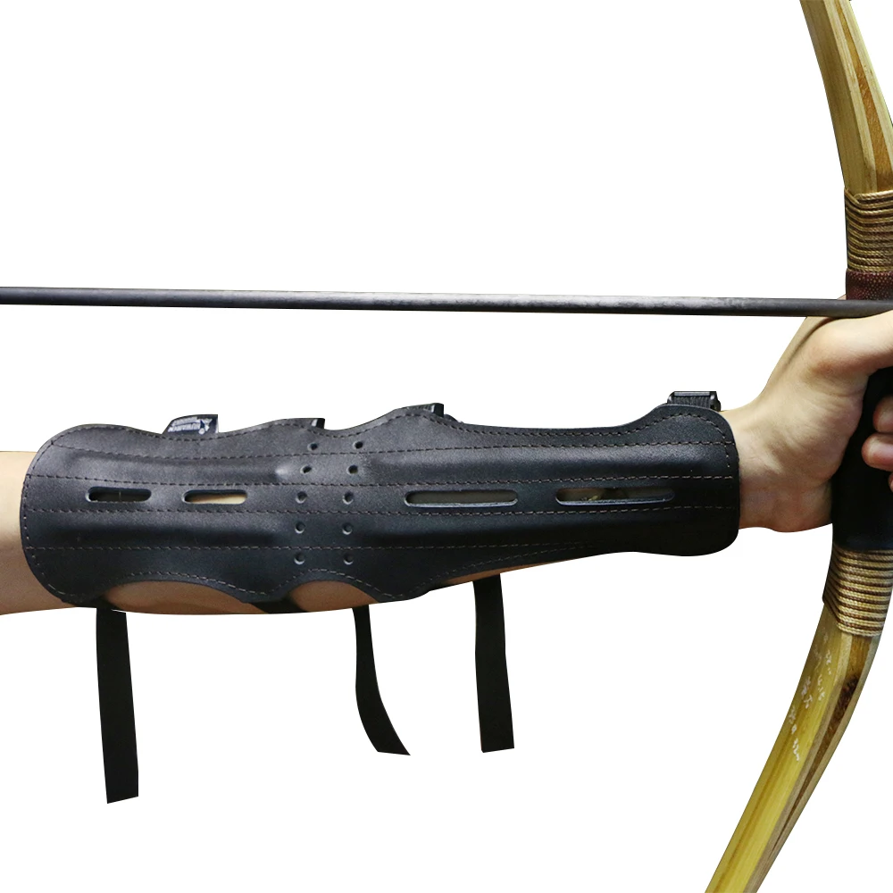 Hotsell archery bow and arrow arm guard leather arm protector four