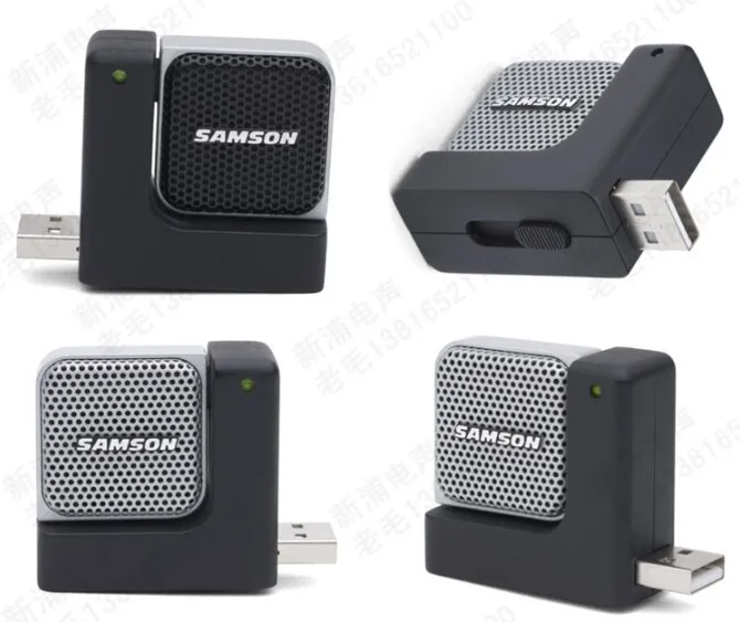 Оригинальный Портативный usb микрофон SAMSON Go с технологией шумоподавления