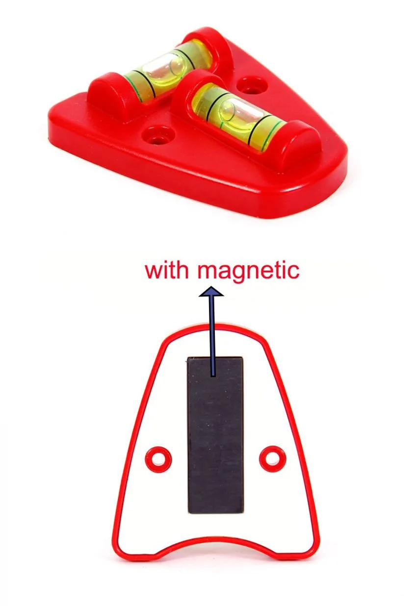 Kapro Магнитный Крест поверхность уровня треугольные дух пузырьковый уровень T Тип пузырь Приборы измерения уровня красного цвета
