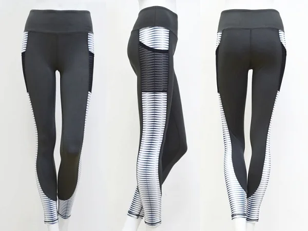 Новые Леггинсы для йоги женские брюки для фитнеса пуш-ап облегающая одежда для спортзала спортивные Леггинсы для бега эластичные брюки - Цвет: black ft068