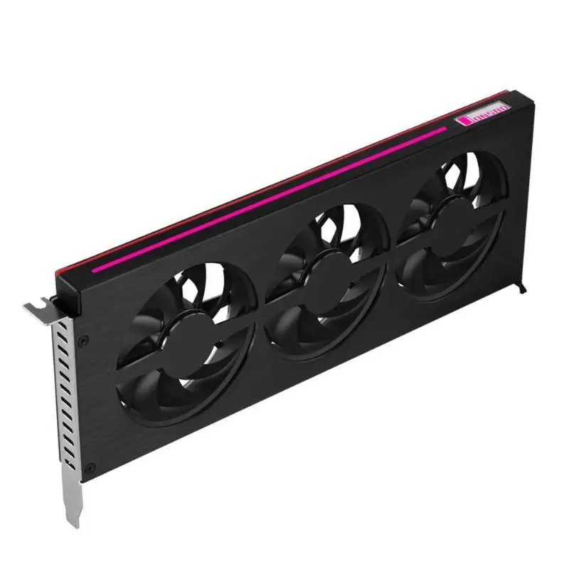 

ALLOYSEED Graphics Card Heatsink Aluminum-Magnesium Housing RGB Light Effect Strip cooling fan for AURA Motherboard/video card
