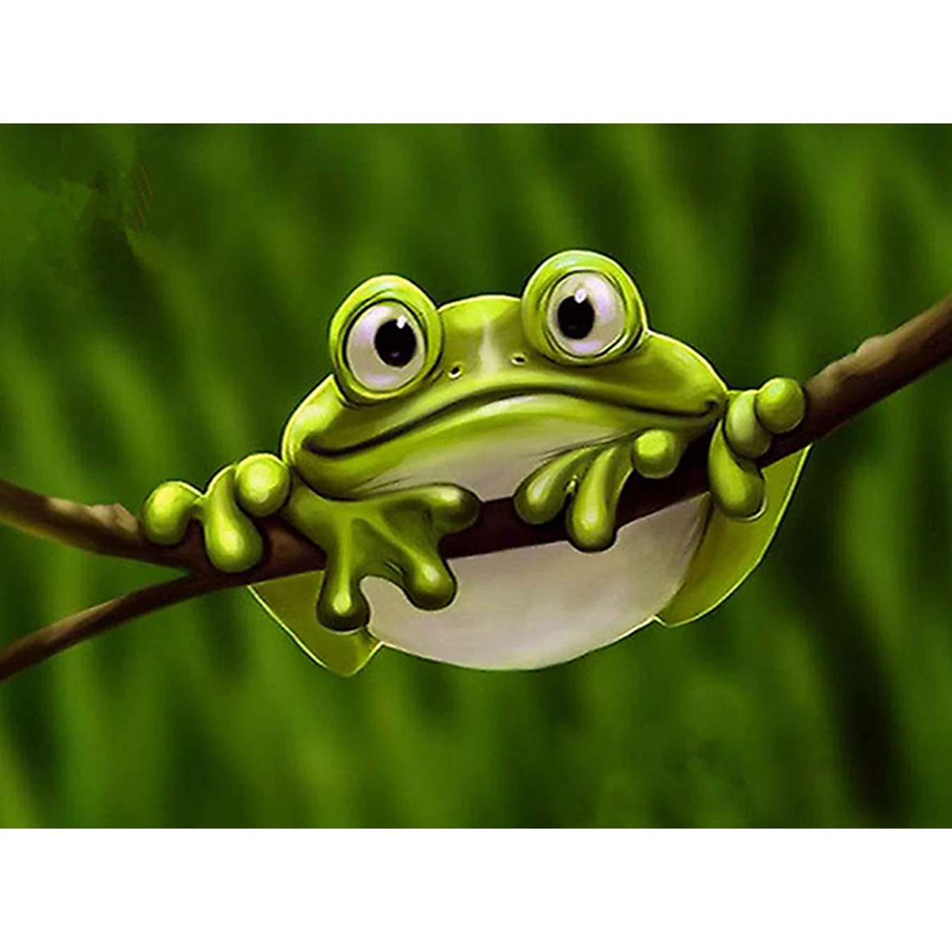 

Frog Animal 5D DIY Full Diamond Painting Needlework Embroidery Cross Stitch Round Resin Rhinestone Room Decoration Gift
