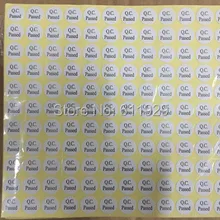 free shipping wholesales "QC passed" sticker dia.1.3cm/QC PASS sticker/gift packing sticker/clothing labels 1980 pcs a lot