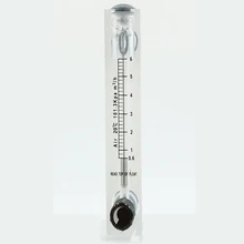 0,6-6 м3/ч 1/" с британской конической трубной наружной резьбой панель ПММА тип газа Поплавковый расходомер воздуха ротаметр расходомер с регулируемым клапаном