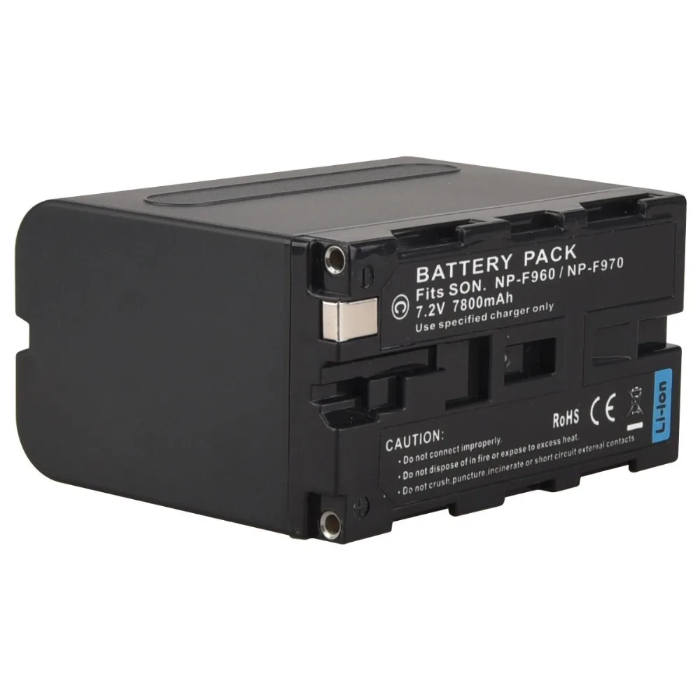 NP-F960 NP-F970 7 2 V 7800mAh Цифровая Камера Батарея пакет для Sony F960 F970 NP-F975 NP-F570 NP- F750