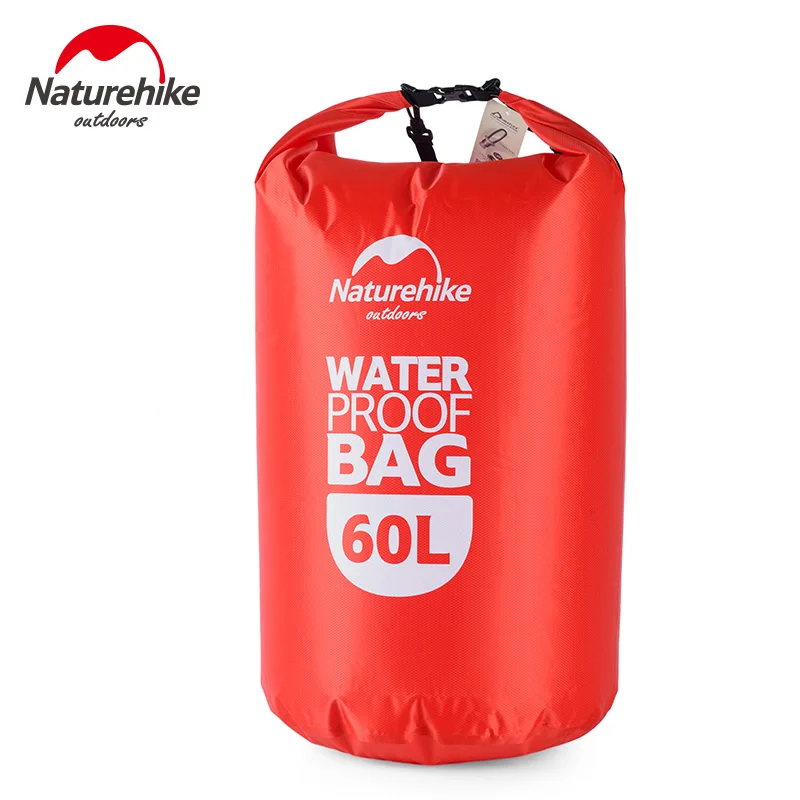 NatureHike 60L Ultralight Swimming Rafting Bag Dry Wet Separating Bags High Quality Outdoor