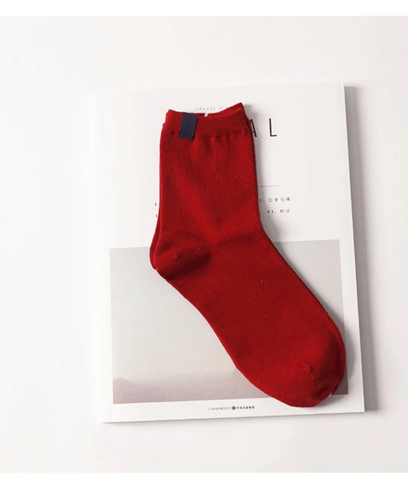 Hot sale women's socks short Korean fashion autumn casual comfortable solid womens socks Explosion models Female Thermal Warm Socks