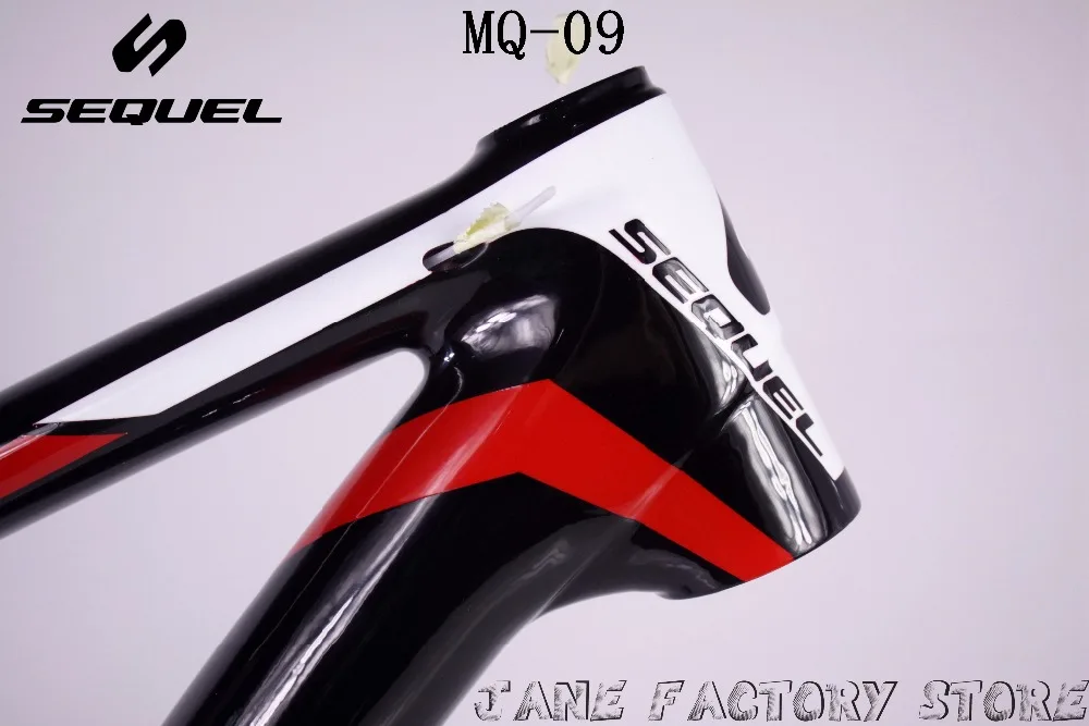 MQ09 Sequel брендовая углеродная mtb велосипедная Рама 26er/27.5er bsa/bb30 T800 142*12 мм и 135*9 горный