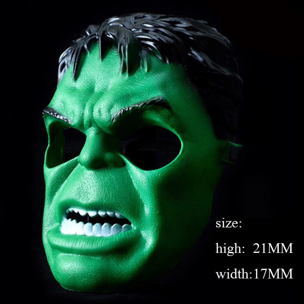 Halloween hildren Toy Cosplay Superhero mask Hulk/American Captain/Iron Man/Spiderman/Batman mask Child birthday present