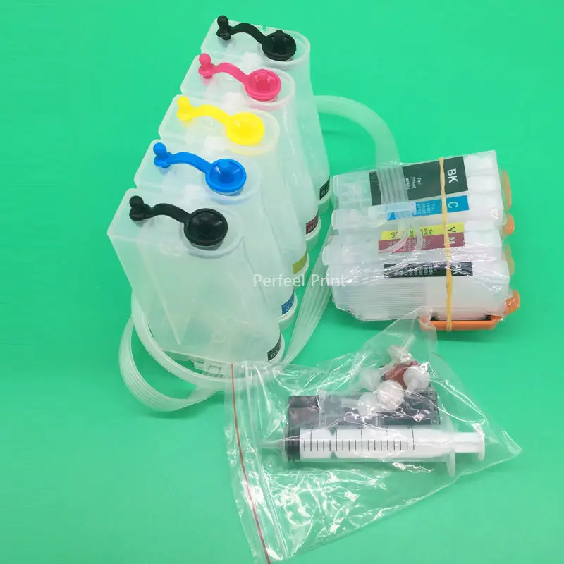 

T2690 T2691-T2964 Empty CISS Ink System With Permanent Chip For Epson XP-702 XP-802 XP702 XP802 PBK BK C M Y