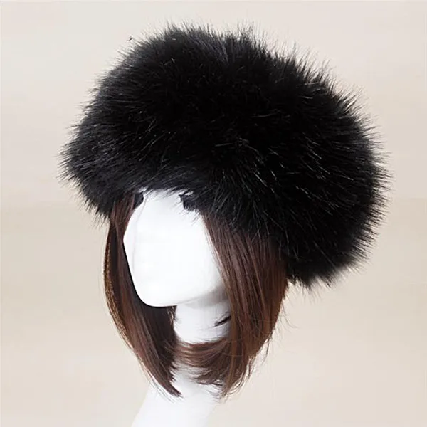 warmest bomber hat Man Women Fur Hats Tick Fuffy Warm Authentic Fox Fur Hat Headband Autumn Winter Russian Thick Fashion Hat thermal aviator bomber winter hat Bomber Hats