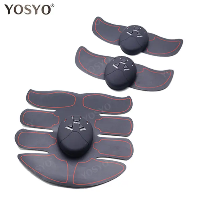 Unisex EMS Wireless Muscle Stimulator Trainer Smart Fitness Abdominal Training Electric Weight Loss (FH)(1U80)
