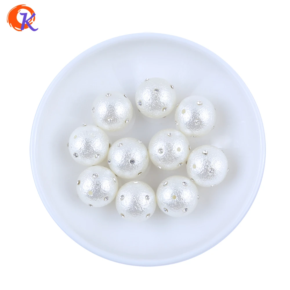 

Cordial Design 150Pcs/Lot 14MM Rhinestone Crystal On Wrinkled Pearl Ball Chunky Beads For Bracelets Accessories CDWB-517979