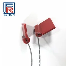 100 шт./лот UHF alien H3 RFID ABS+ бирка из нержавеющей стали ISO18000-6C длинный Диапазон чтения кабель провода стальные уплотнения