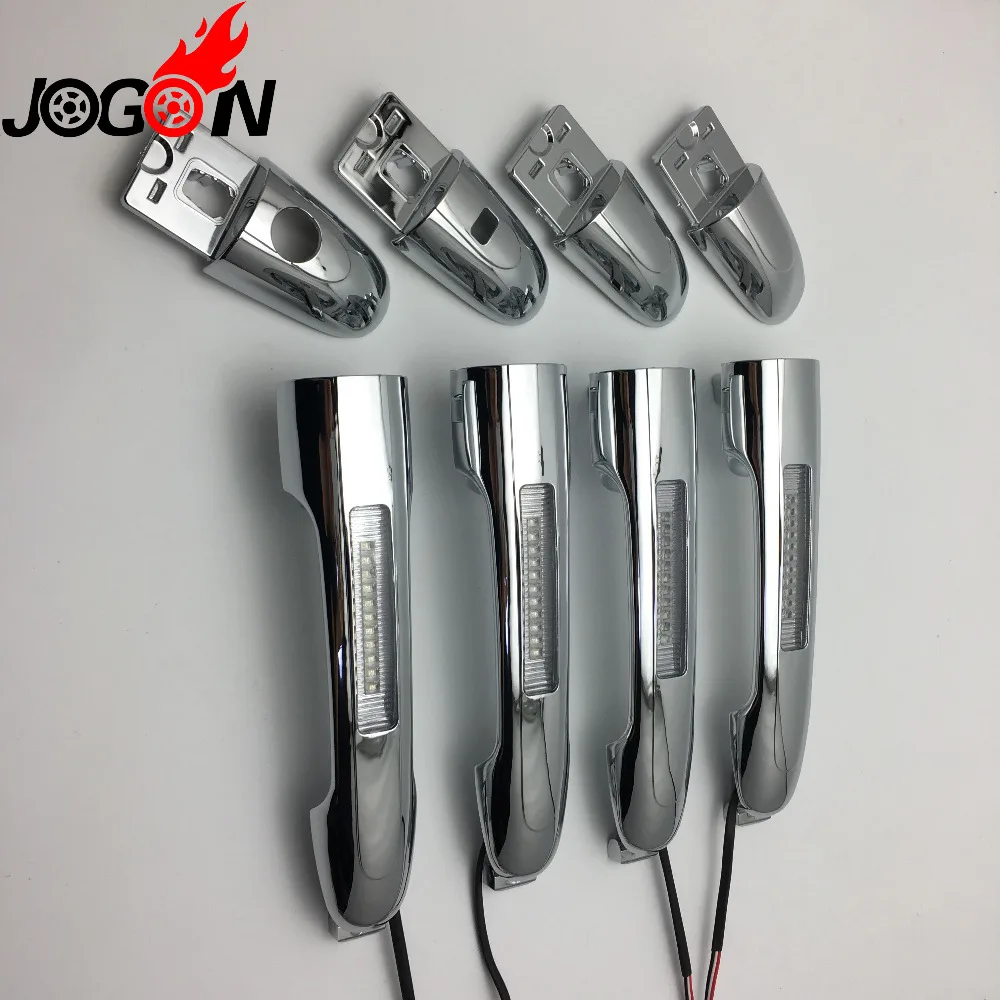 

Car Styling ABS Chrome LED Replacement Door Handle For Benz W639 Vito Viano facelift 2011-2015 Accessories