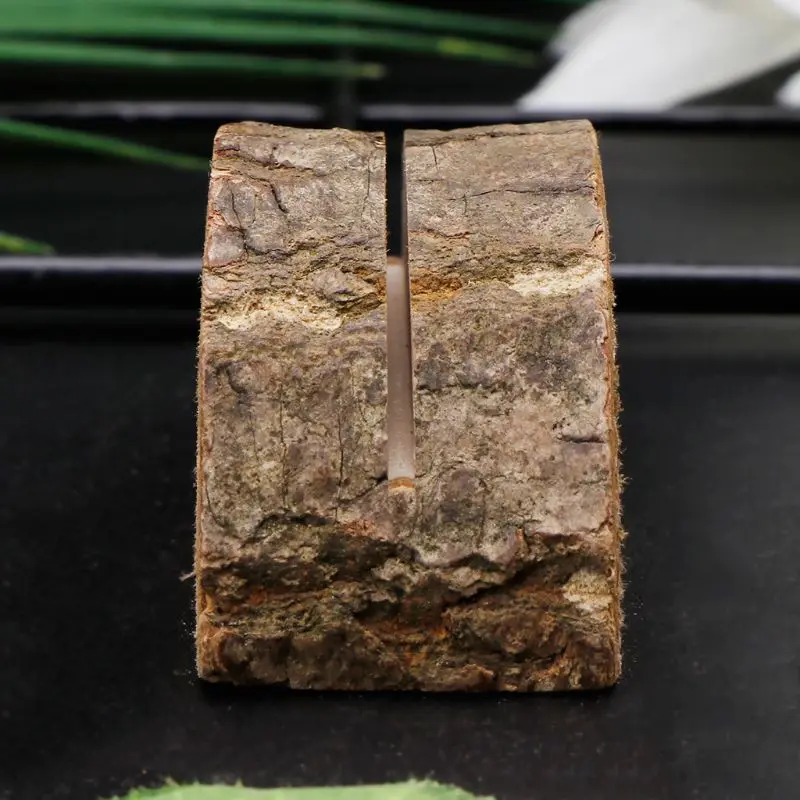 10pcs Rustic Natural Wood Table Name Number Place Card Holder Memo Note Photo Picture Clip Decor Wedding Party