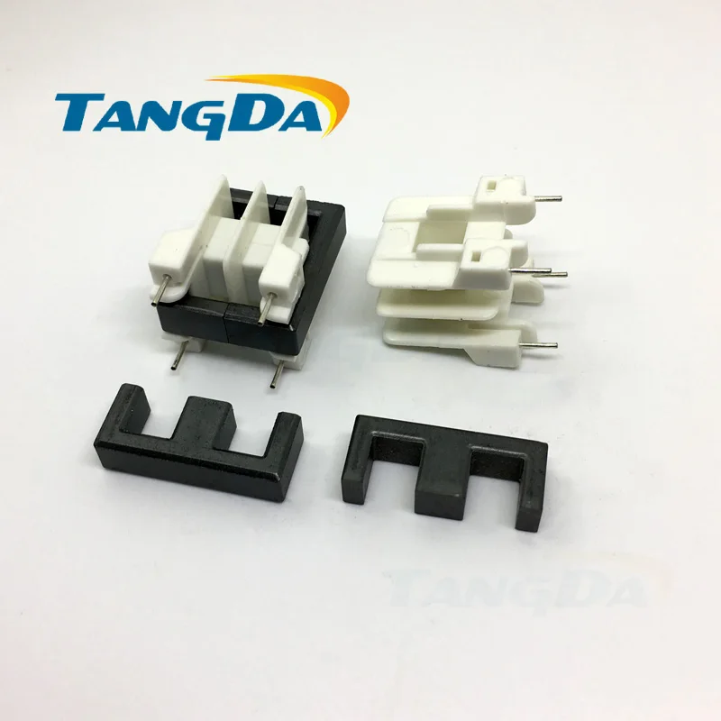 

EE25 core EE Bobbin magnetic core + skeleton 2+2 pin brother sewing machine Transformers ertical double groove Inductors 4P AG