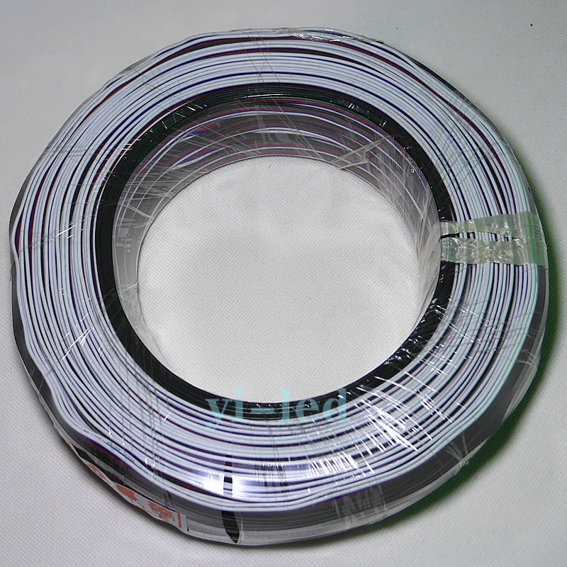 Удлинительный кабель 100 м 5 pin 18 20 22 AWG 20AWG белый/синий/красный/зеленый/черный разъем