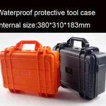 380*310*183 мм водонепроницаемый чехол для инструмента набор инструментов защитный чехол для камеры чехол для инструмента ударопрочный с предварительно вырезанной пеной