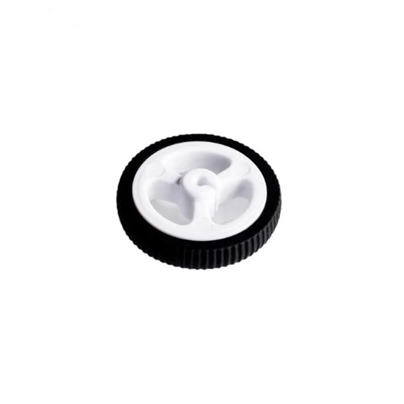 1pcs ZJ327 3PI miniQ car N20 motor rubber wheel diameter 34mm code disk 34*7 white color | Обустройство дома