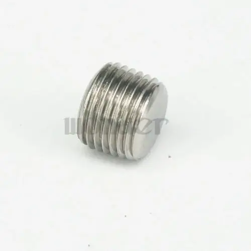 

1/8" NPT Male SS304 Stainless Steel Countersunk End Plug Internal Hex Head Socket Pipe Fitting