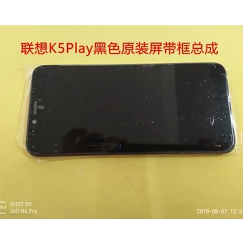 Оригинальный Для Lenovo K5 Play L38011 ЖК дисплей с рамкой в сборе и сенсорная панель
