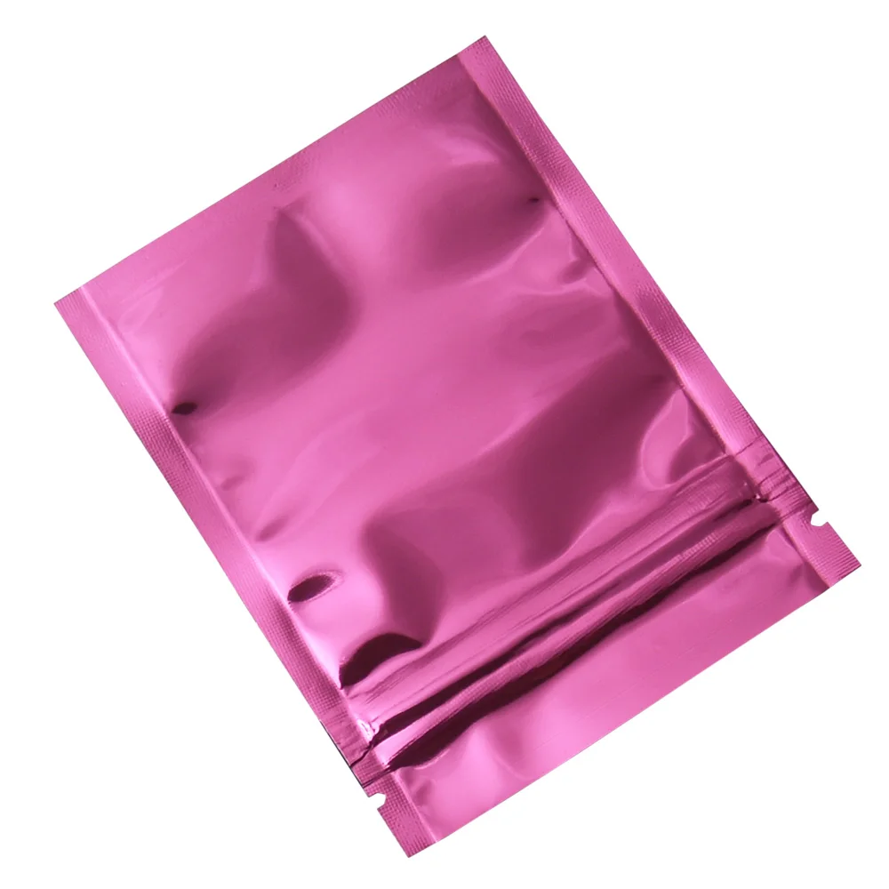 

7.5*10cm DHL Shipping Pink Aluminum Foil Ziplock Packing Bag 1000pcs/lot Self Seal Resealable Zip Lock Mylar Package Pouches