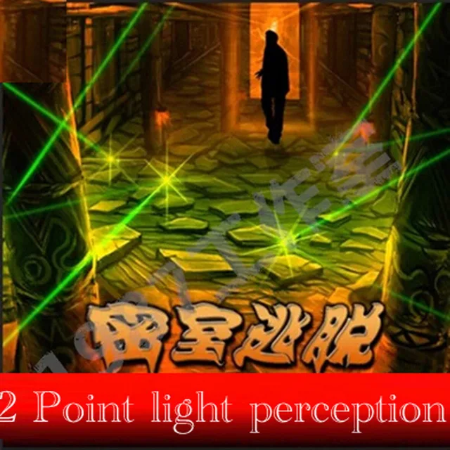 2 Point laser light perception Trigger unlocked lights or put with sound games Takagism game real life escape room props | Дом и сад