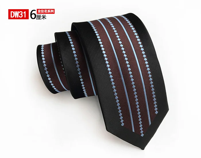 6 см Уникальный дизайнерский Галстук Модные Молодежные мужские узкие галстук для банкета Вечерние - Цвет: Picture Color