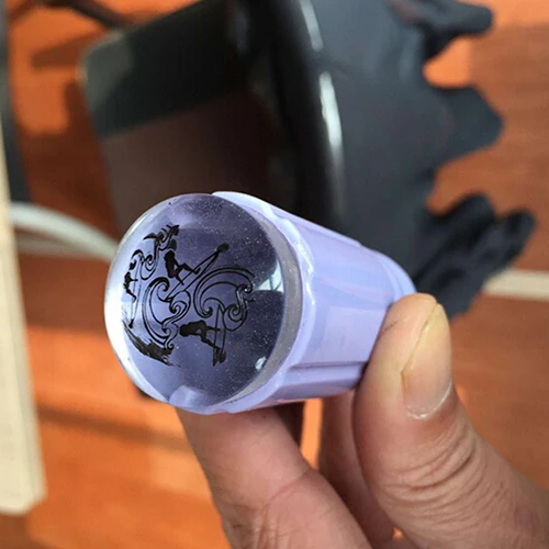 8 цветов силиконовая прокладка прозрачный желе штемпель для тиснения ногтей СКРЕБОК НАБОР полировки печати передачи маникюра шаблон инструмент