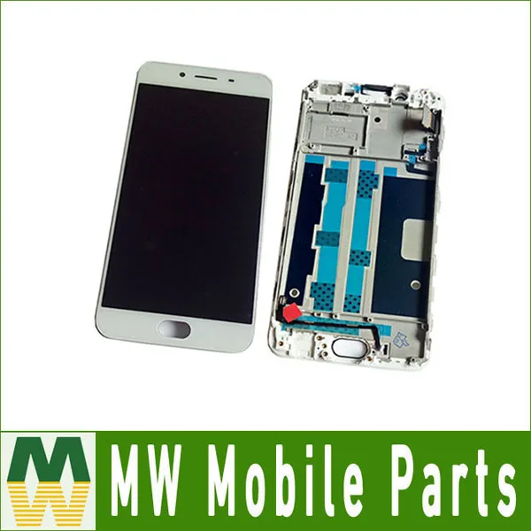 

5.5" For OPPO R9s LCD Display + Touch Screen With Frame Sensor Glass Digitizer Assembly White Color 1PC/Lot