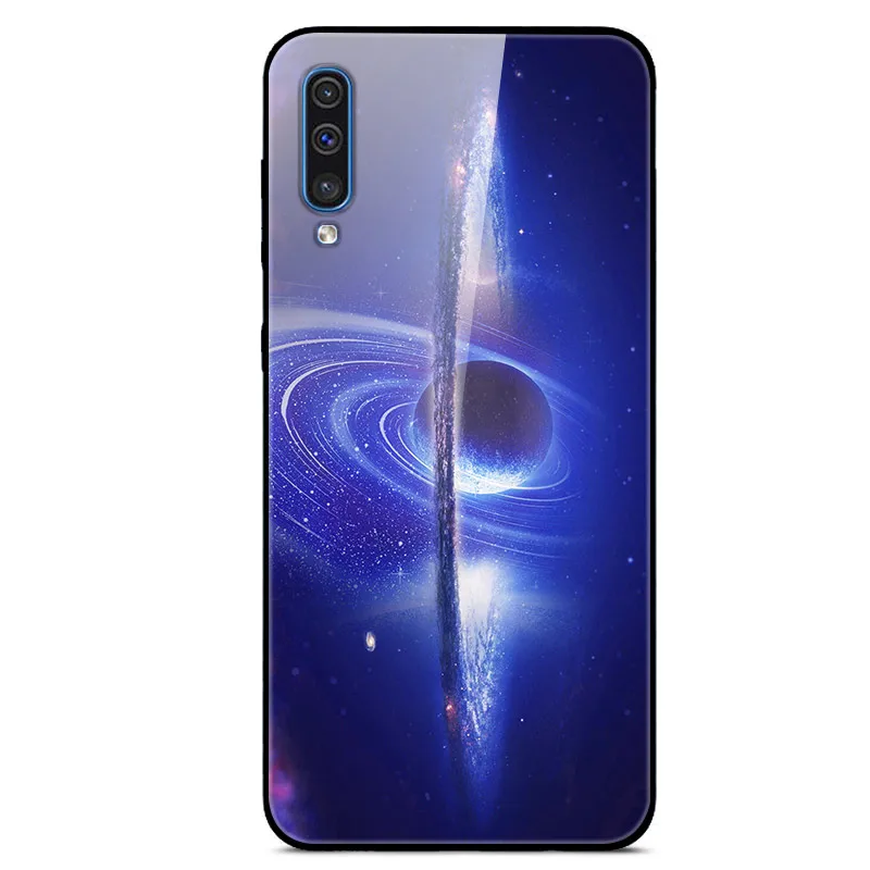 Популярный чехол для samsung Galaxy A50 A30s A50s Чехол классный роскошный стеклянный чехол для задней крышки для samsung A50 чехол мягкая рамка A 50 s - Цвет: as photo 16