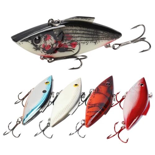 RUNCL Lipless Crankbaits, погремушка Ловушка приманки с Mustad тройные Крючки, погремушки жесткие рыболовные приманки в 5 различных цветах - Цвет: pack 3