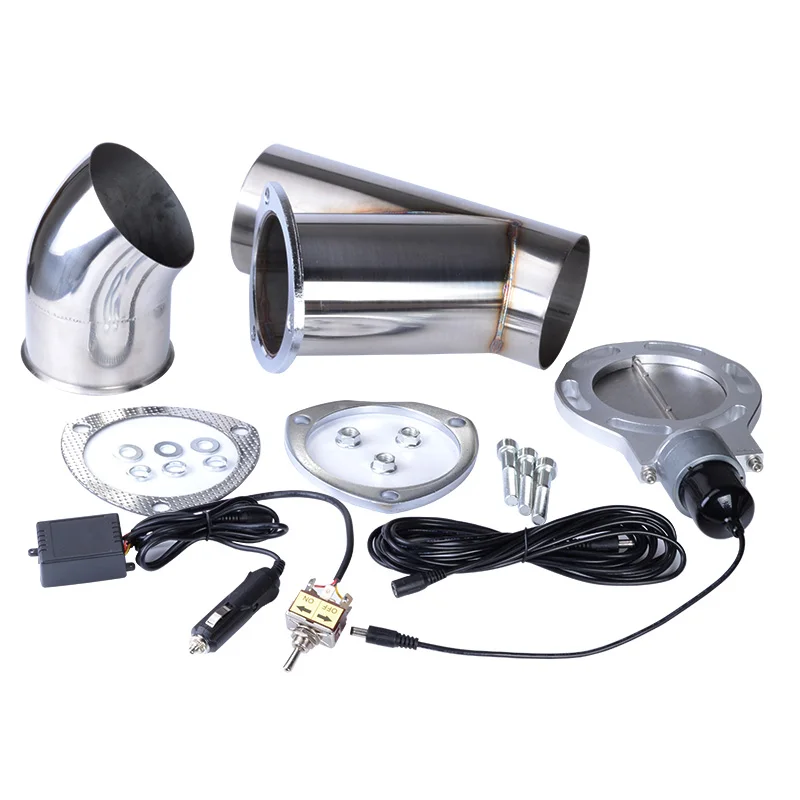 Jual 4.0 Inch Sistem Remote Exhaust Muffler Y Downpipe Potongan Eklektik Cut Valve dengan Saklar Manual Mobil Lengkap Instalasi Online 4.0 Inch Sistem Remote Exhaust Muffler Y Downpipe Potongan Eklektik Cut Valve dengan Saklar Manual Mobil Lengkap Instalasi