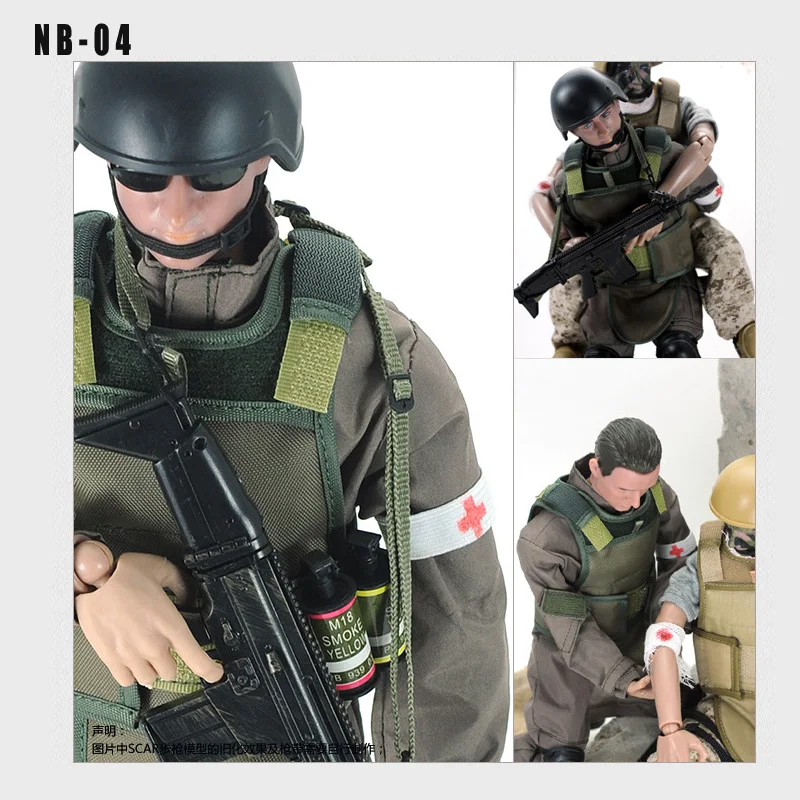 1/6 Униформа Армии Игрушка Солдат фигурки Набор 30 см шарнирная кукла военный