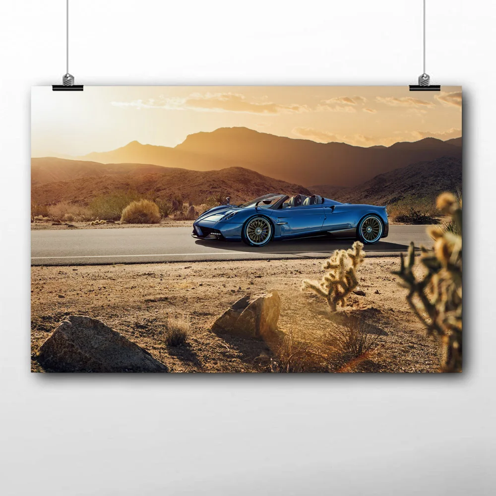 Транспортные средства Pagani Huayra одежды с принтом Тачки настенный художественный