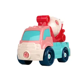 Строительный автомобиль образовательный Собранный грузовик набор Прочный Дети износостойкий Гладкий Край имитация воображения DIY