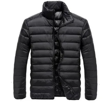

2017 Winter Down Jacket Men's Fashion Thick Warm Casual Zipper Waterproof Parkas Coat High Quality Clothing Outerwear