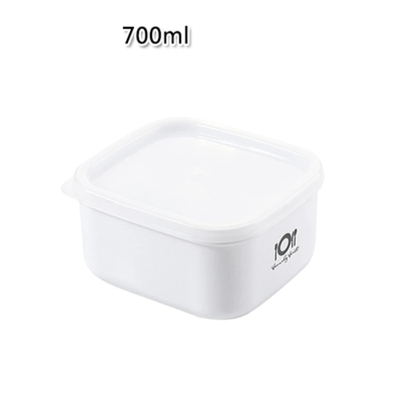 JiangChaoBo герметичный пластиковый ящик для хранения еды, коробка для хранения микроволновой печи, прямоугольный Ланч-бокс - Цвет: S Square