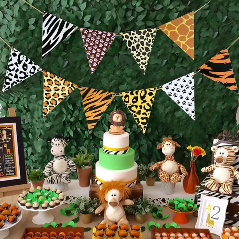 FENGRISE одноразовая посуда джунгли вечерние день рождения Декор дети джунгли для вечеринки в стиле сафари животные тема, детский душ принадлежности