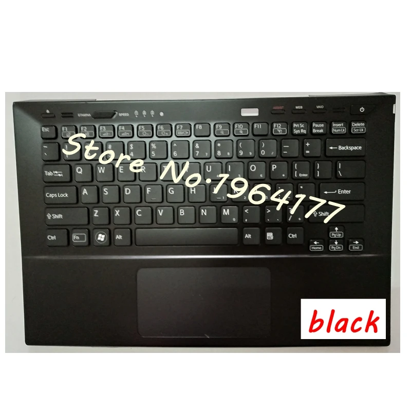 

NEW for sony vaio SVS13A SVS131 SVS131A SVS13A2S1 SVS131A11T SVS13 Palmrest Upper cover keyboard bezel touchpad C case
