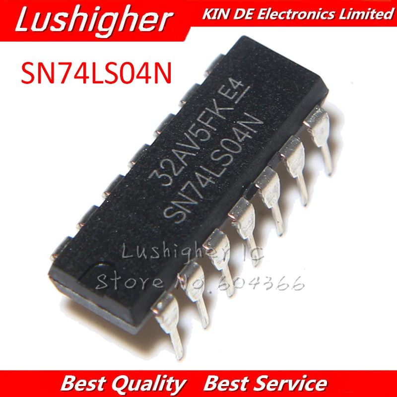 10 шт. SN74LS04N DIP14 SN74LS04 DIP 74LS04 новый оригинальный | Электронные компоненты и