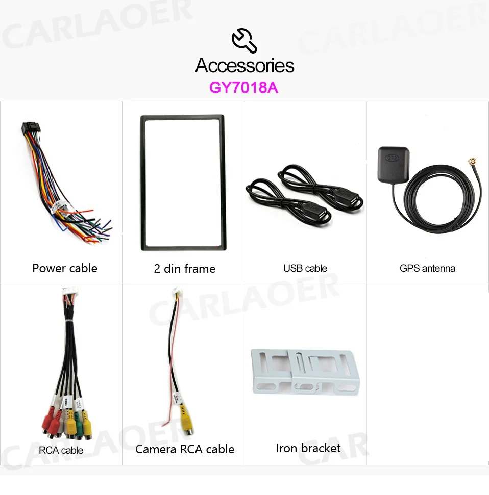 Discount Car Android 8.1 4G RAM 2 Din radio Multimedia Video Player Universal auto Stereo GPS IPS screen For Nissan Hyundai Kia toyata VW 26