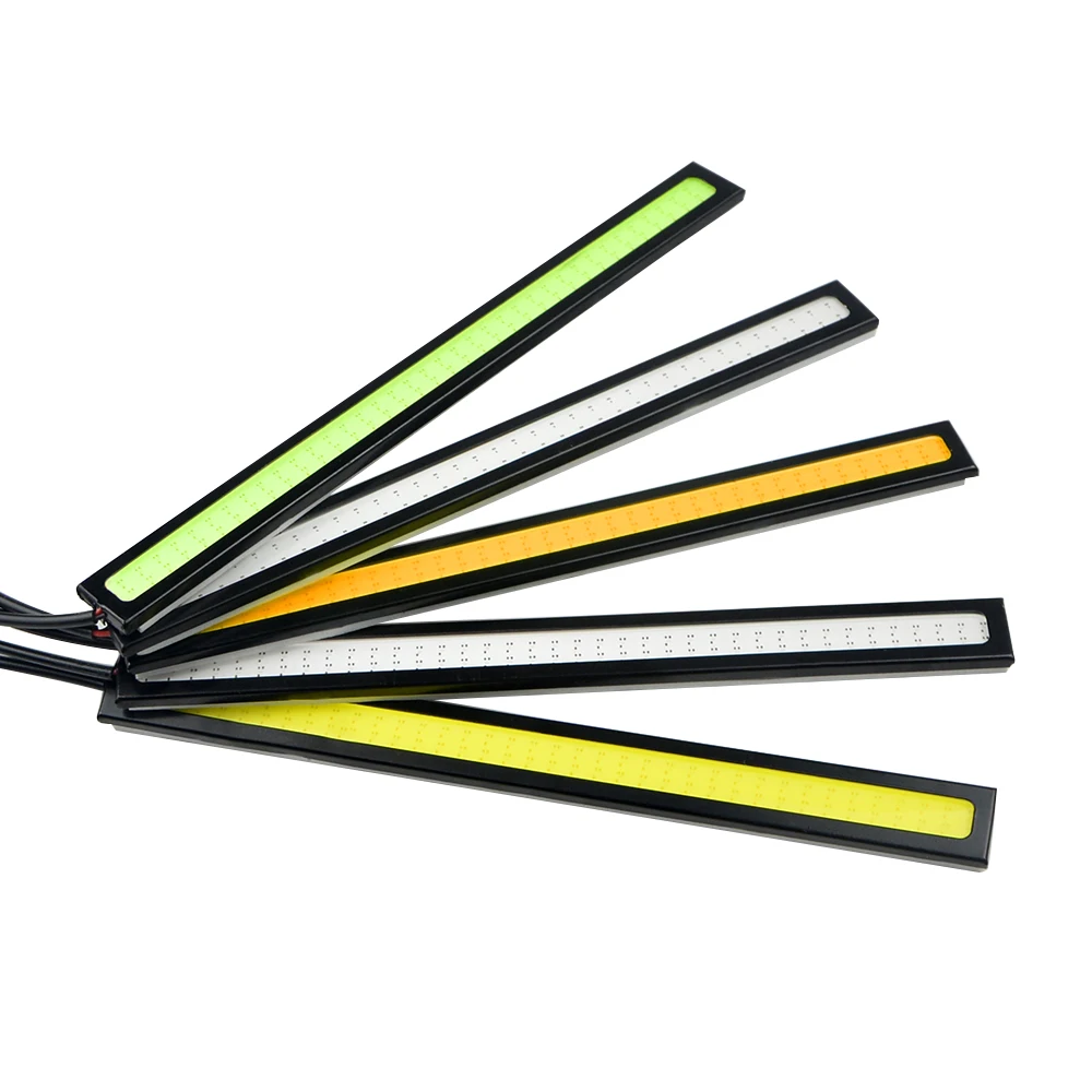 

White/ red / blue/Yellow LED Tube bulb 17cm waterproof Auto bar lamp 12V COB LED Daytime Running lights Fog lamp Night light