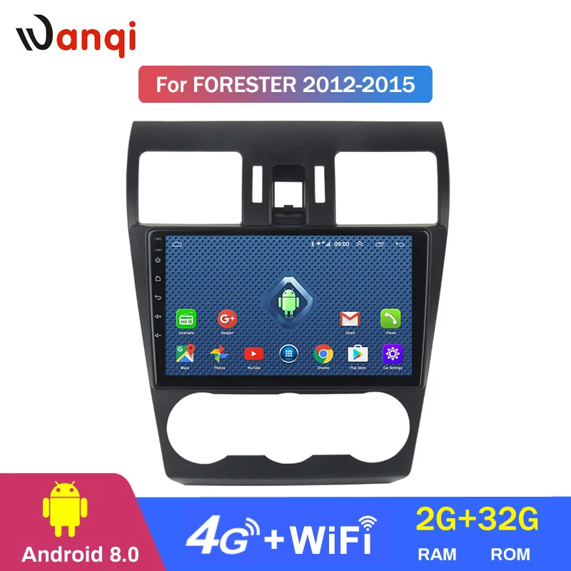 Excellent 4G Lte All Netcom Android 8.0 Car DVD Multimedia Player GPS for Subaru Forester XV WRX 2012-2016 navigation 2