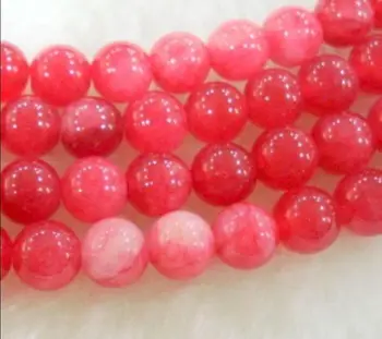 

DD 8mm Natural Red Ruby Round Loose Beads 15" #@