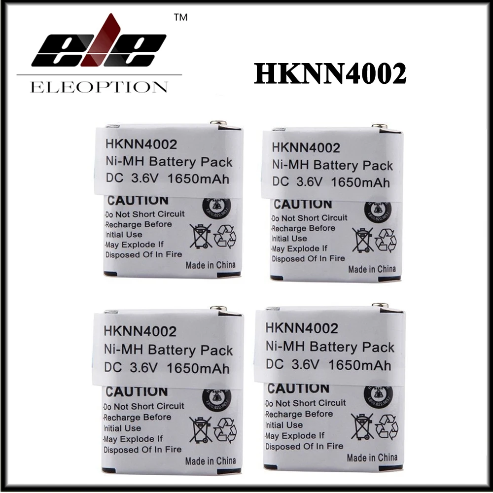 

4x 3.6V 1650mAh Ni-Mh KEBT-071-A KEBT-071-D Battery For Motorola 56315 HKNN4002 HKNN4002A HKNN4002B