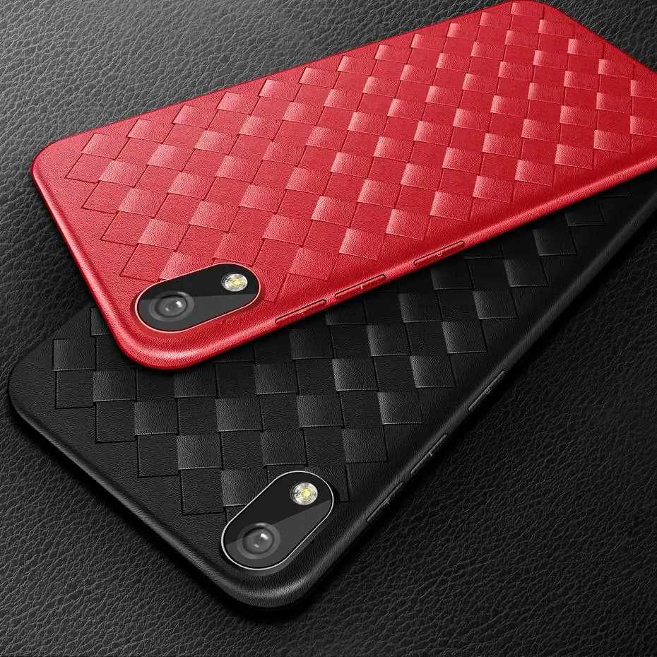 

For Huawei Honor 8S Case Huawei Y5 2019 Back Cover Fundas Silicone Weaving Phone Case for Huawei Honor8S 8 S S8 KSE-LX9 Y52019
