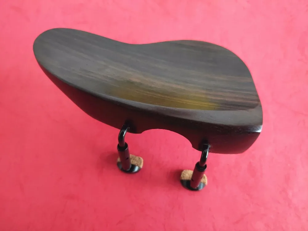 

1PCS NEW Natural Color EBONY VIOLIN CHINREST Ear shape 4/4 chin rest