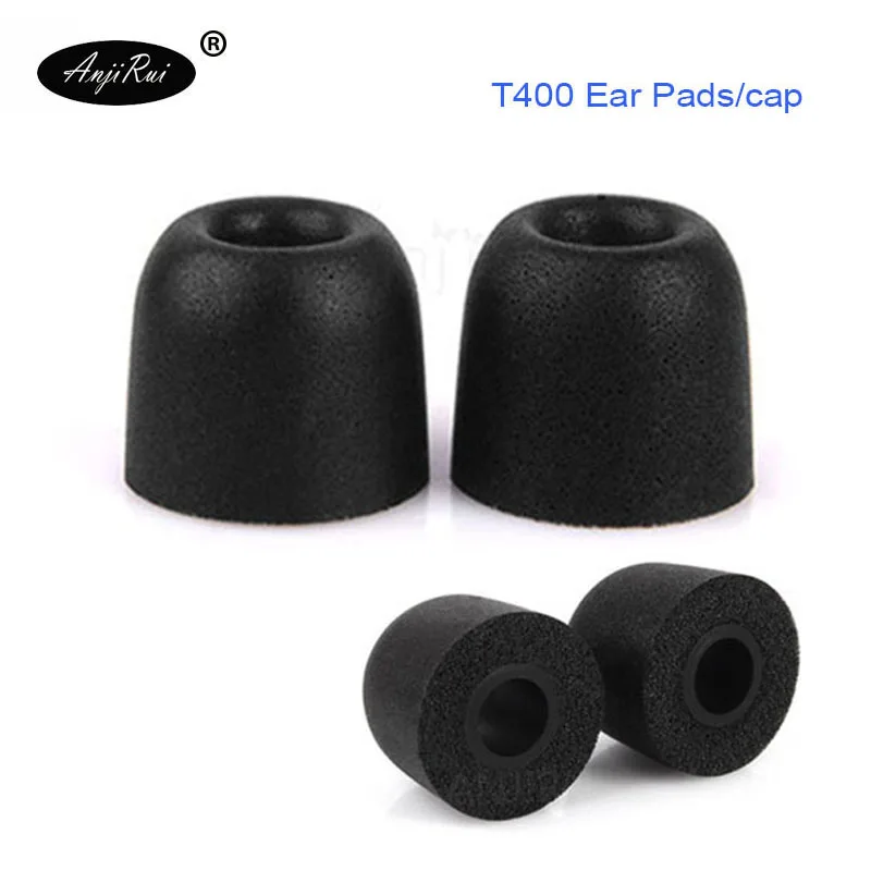 

4 pcs/2 pair ANJIRUI T400 (L M S) Caliber Ear Pads/cap 4.9mm memory foam eartips T400 for in-ear earphone tips sponge Ear cotton